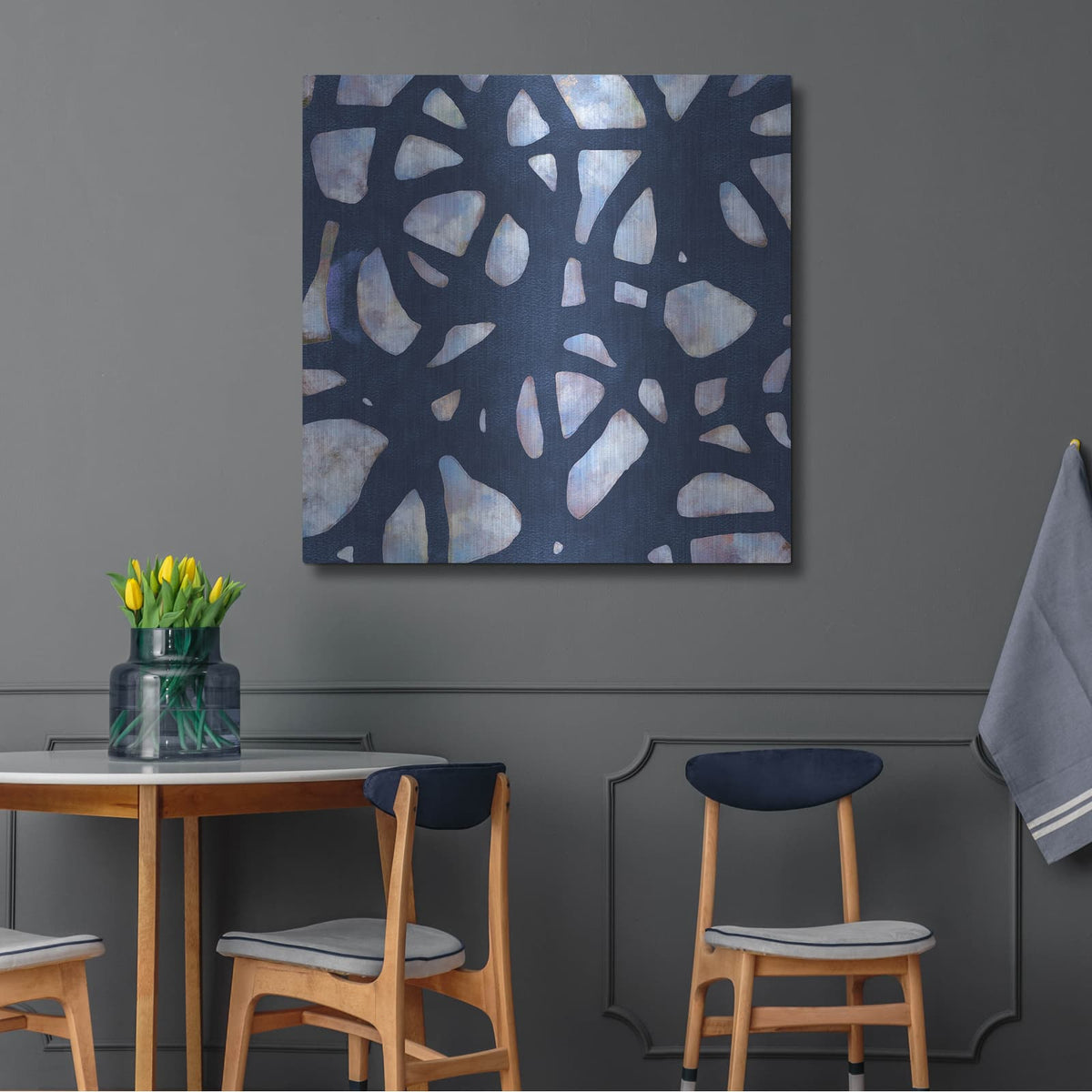 'Sky Net 1' by Alonzo Saunders – Metal Wall Art, 36x36 room view
