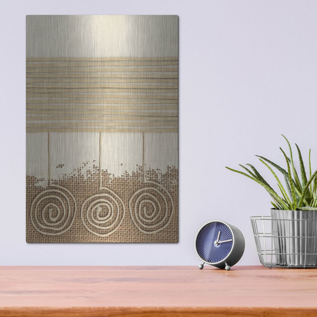 'Tribal Sign 1' by Alonzo Saunders – Metal Wall Art, 12x16 room view