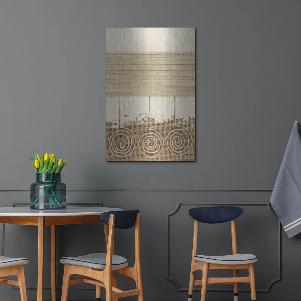 'Tribal Sign 1' by Alonzo Saunders – Metal Wall Art, 24x36 room view