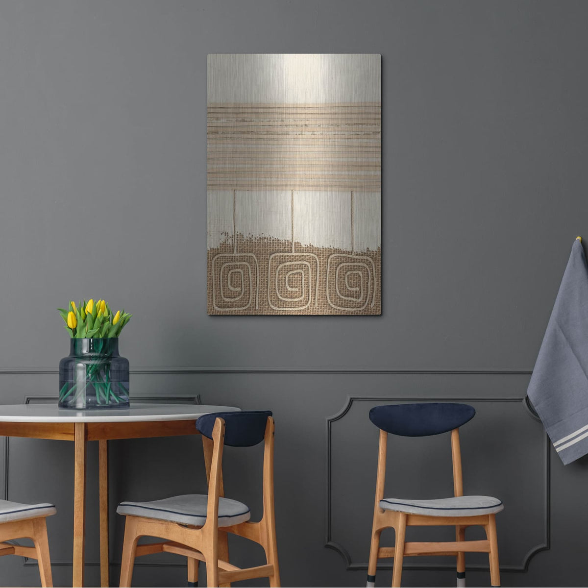 'Tribal Sign 2' by Alonzo Saunders – Metal Wall Art, 24x36 room view