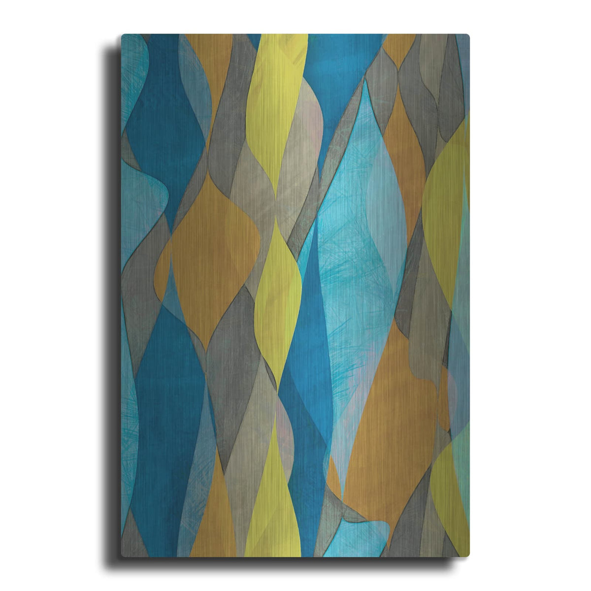 'Colorful Cascade 1' by Alonzo Saunders – Metal Wall Art