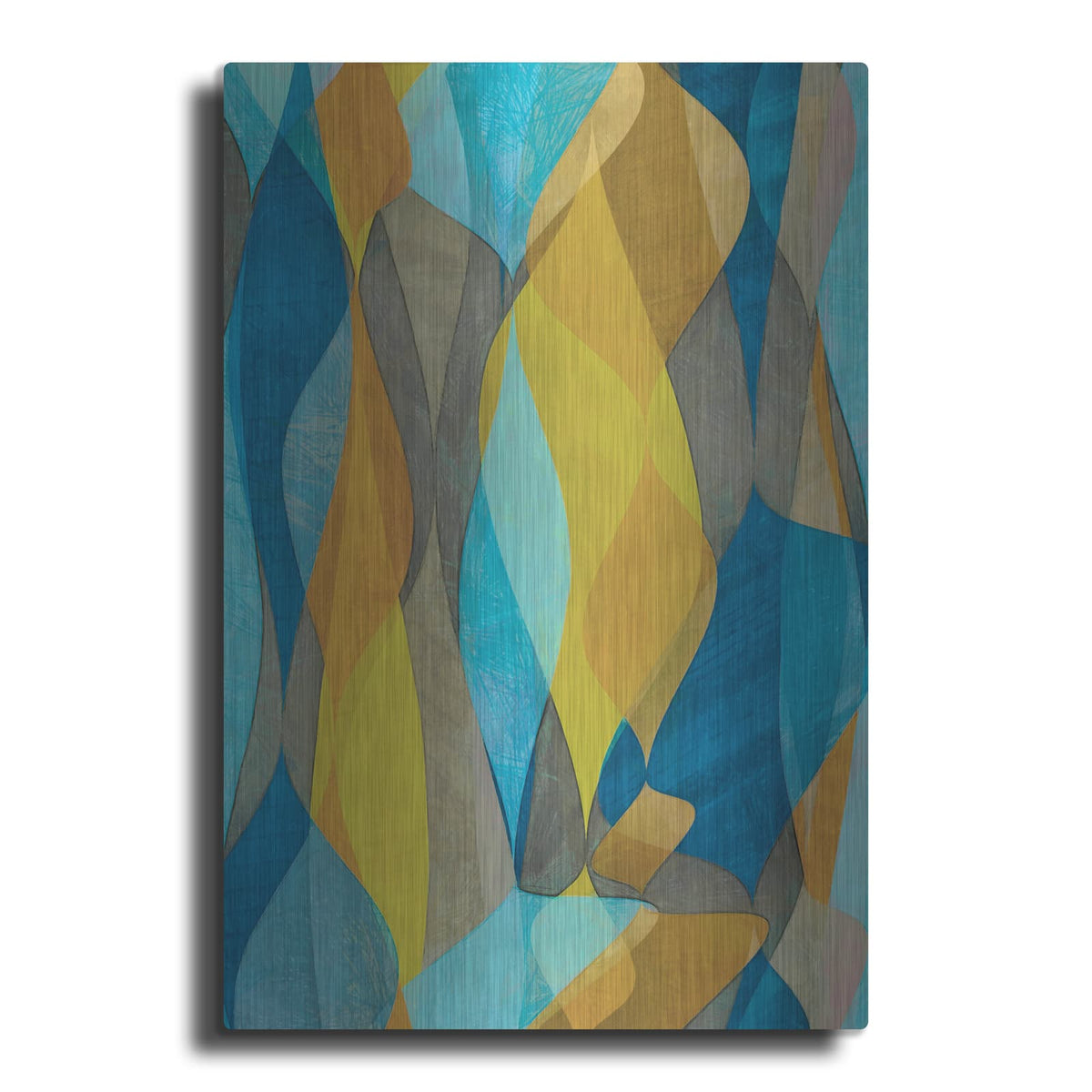 'Colorful Cascade 2' by Alonzo Saunders – Metal Wall Art
