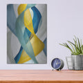 'Horizontal Bands 1' by Alonzo Saunders – Metal Wall Art, 12x16 room view