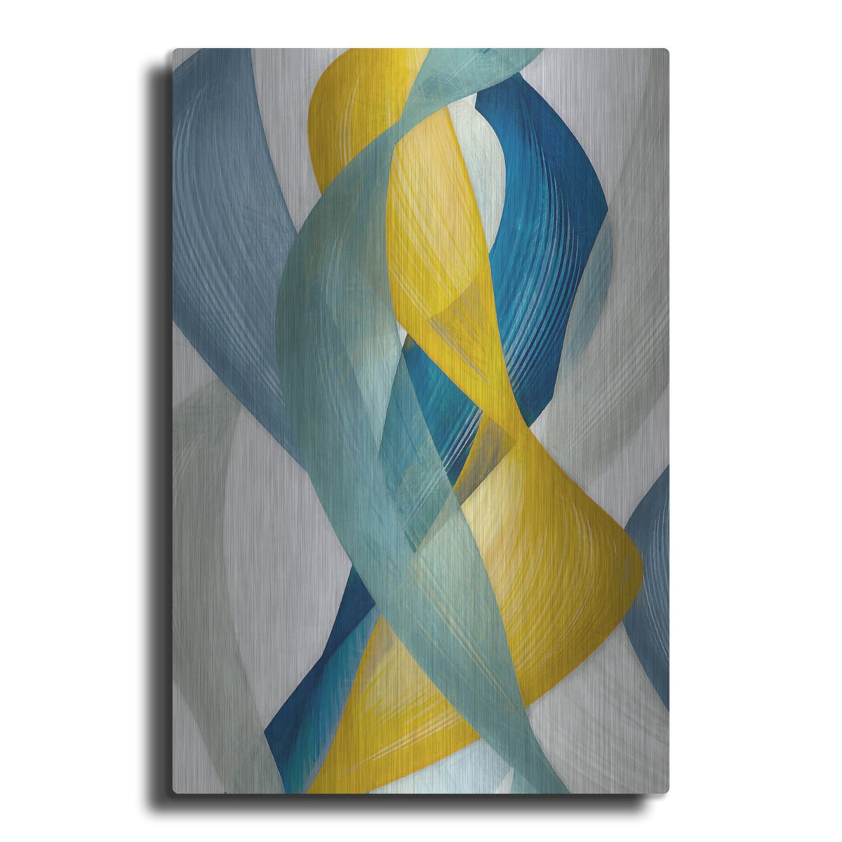 'Horizontal Bands 1' by Alonzo Saunders – Metal Wall Art