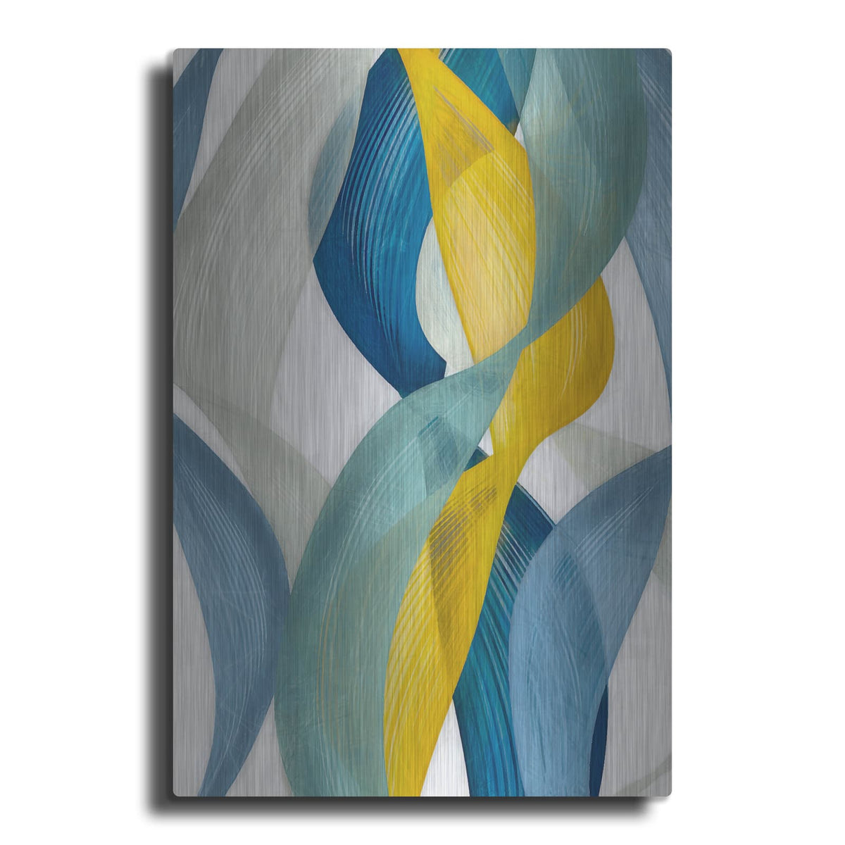 'Horizontal Bands 2' by Alonzo Saunders – Metal Wall Art