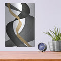 'Inner Flow 2' by Alonzo Saunders – Metal Wall Art, 12x16 room view
