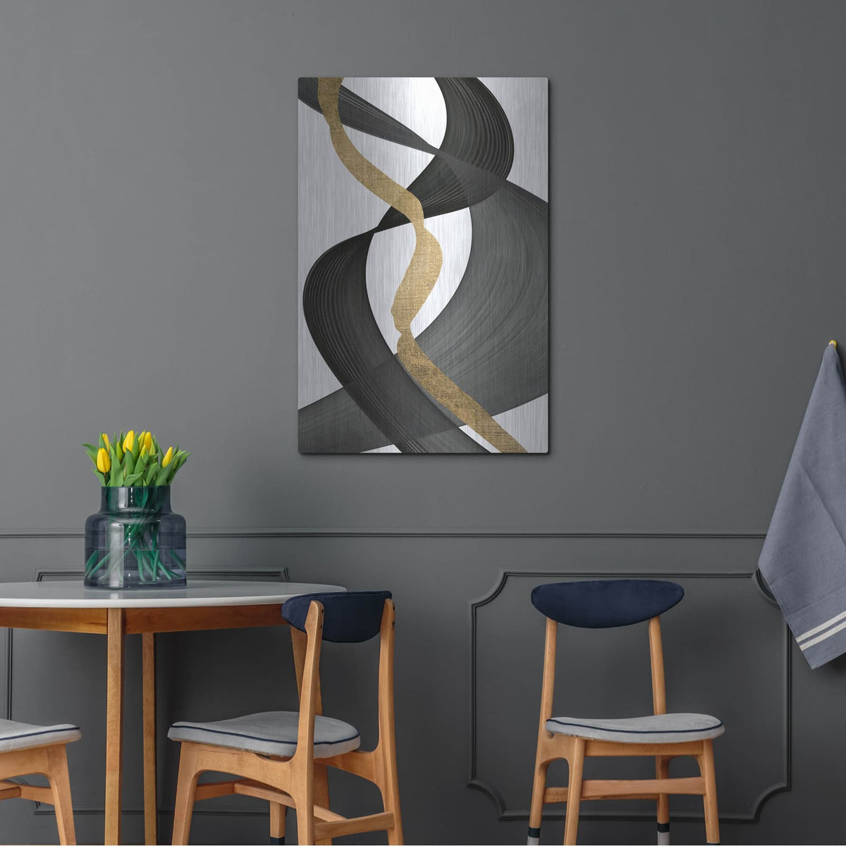 'Inner Flow 2' by Alonzo Saunders – Metal Wall Art, 24x36 room view