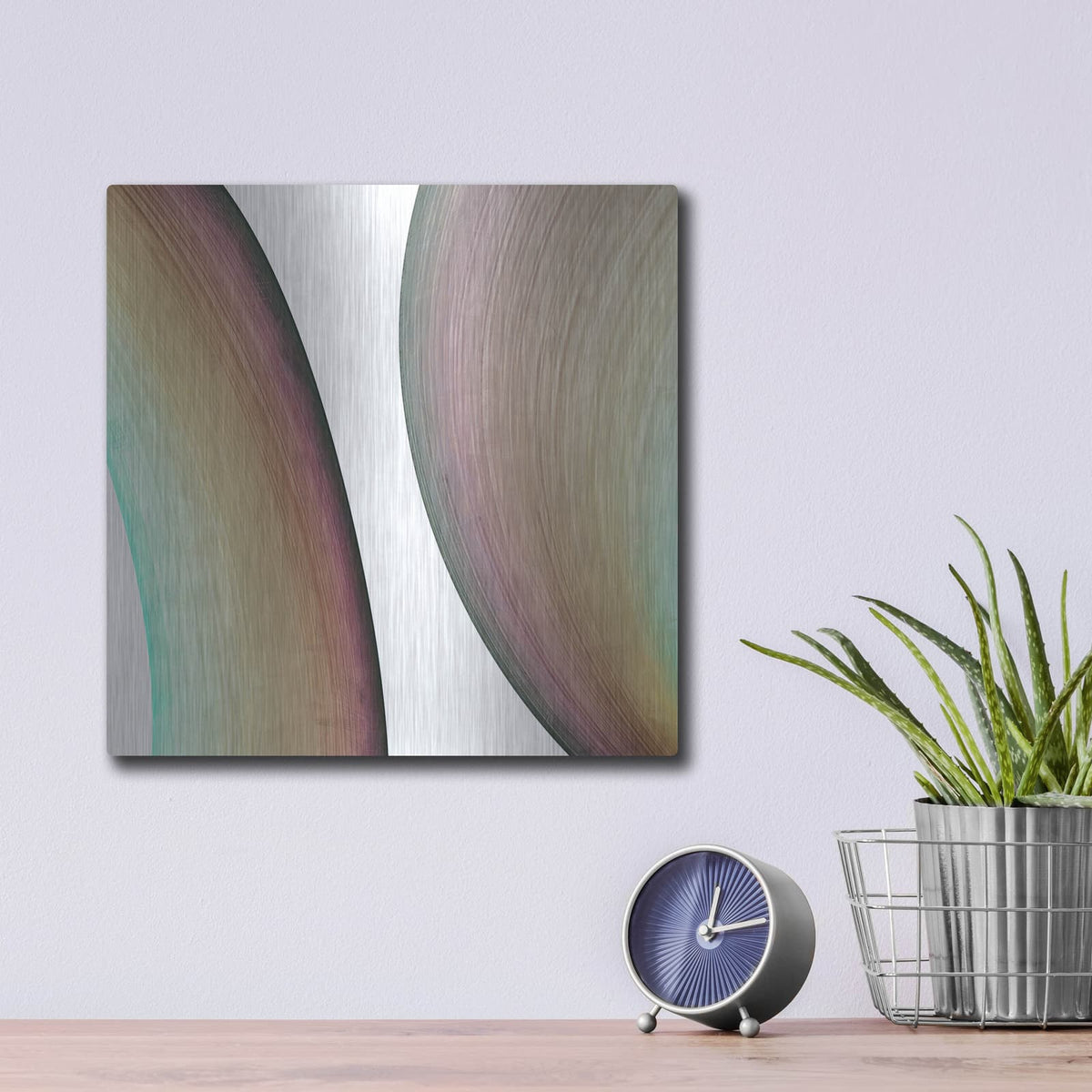 'Inner Pathways 2' by Alonzo Saunders – Metal Wall Art, 12x12 room view