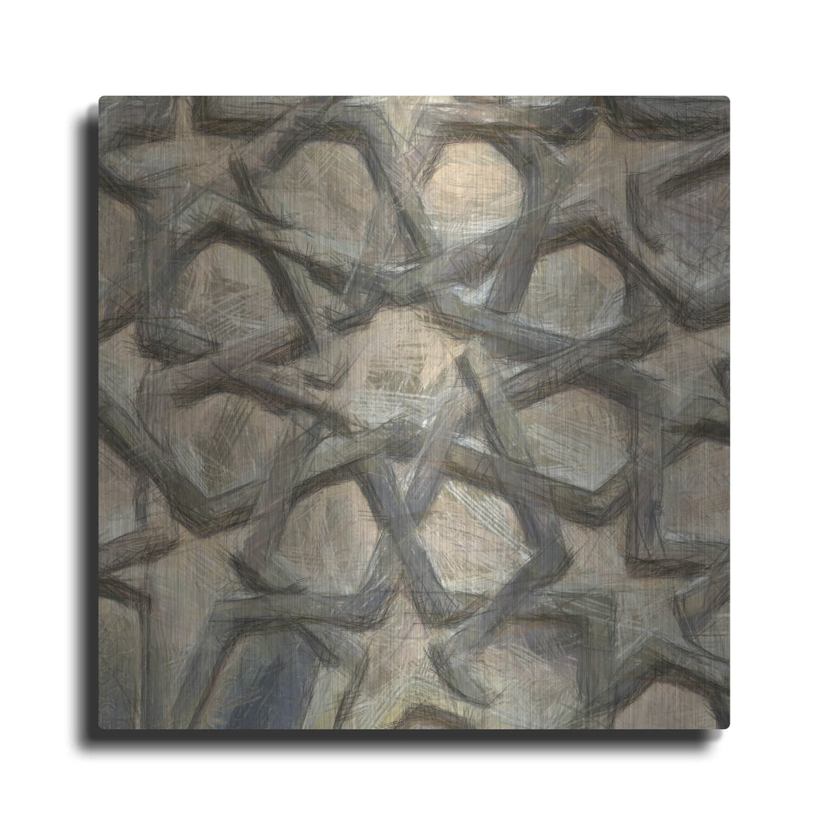 'Ornamental Design 4' by Alonzo Saunders – Metal Wall Art