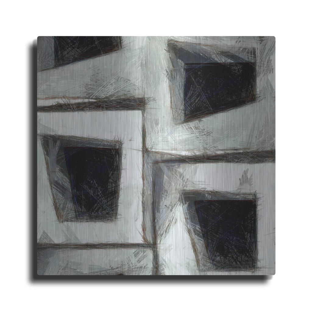 'Sketchy Blocks 2' by Alonzo Saunders – Metal Wall Art