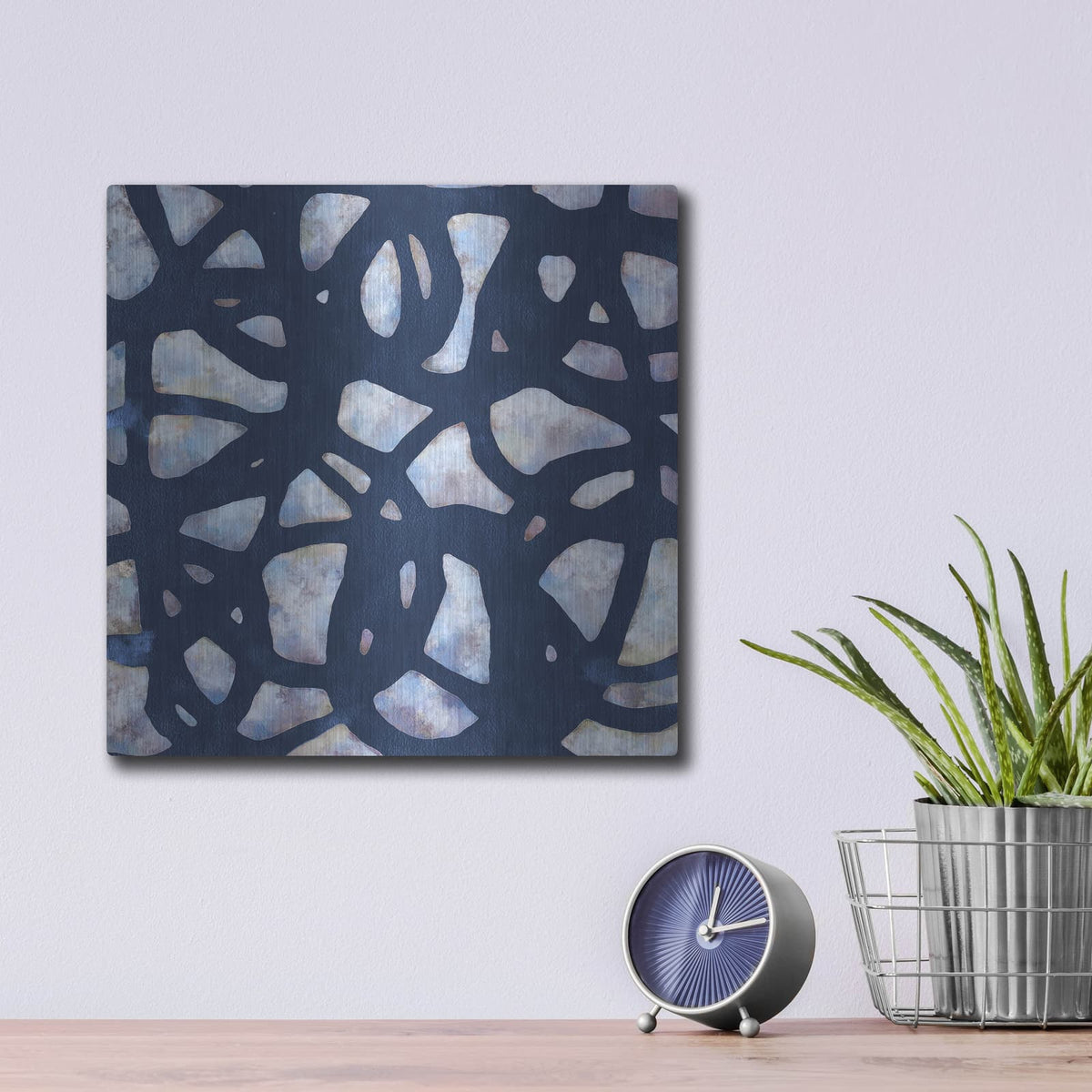 'Sky Net 2' by Alonzo Saunders – Metal Wall Art, 12x12 room view