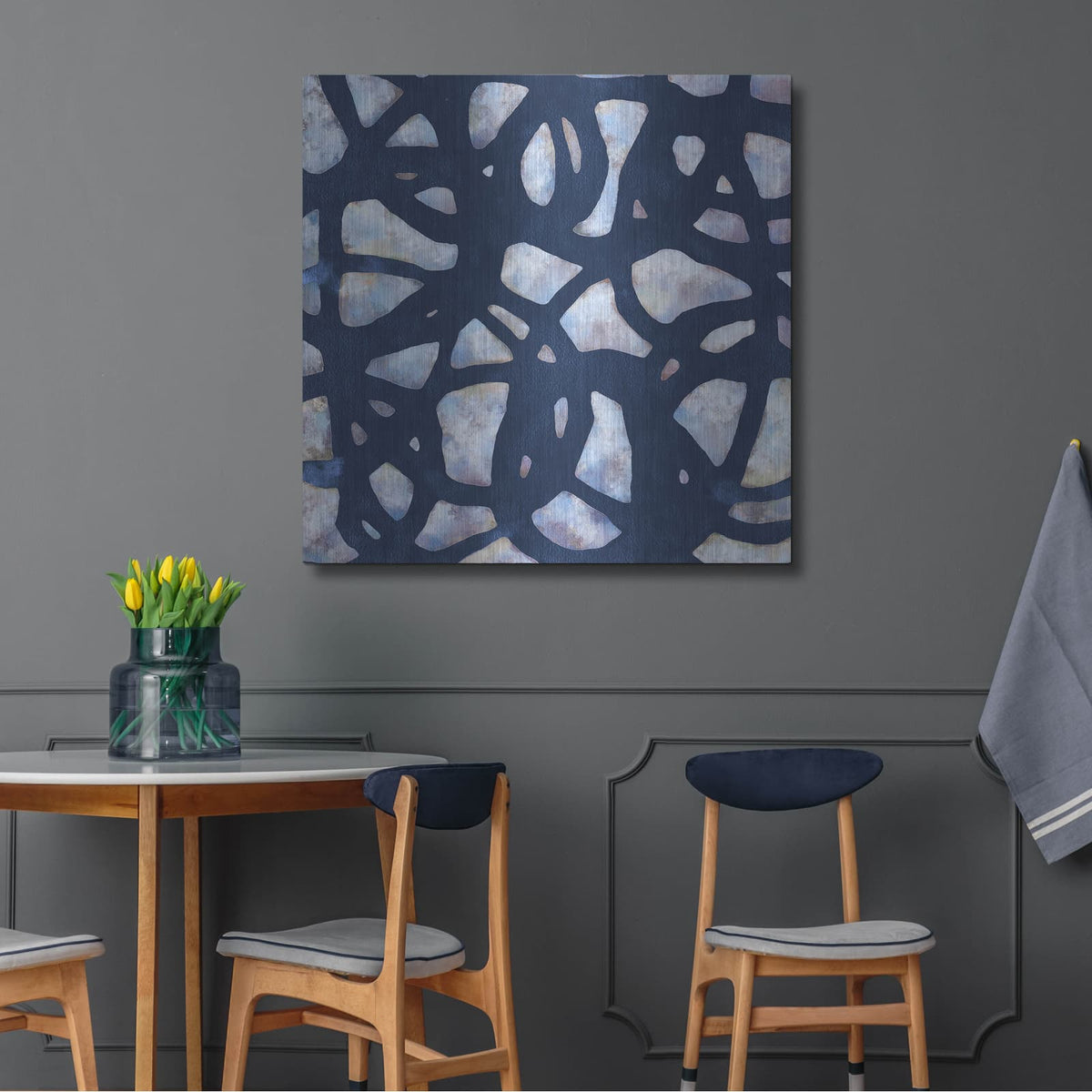 'Sky Net 2' by Alonzo Saunders – Metal Wall Art, 36x36 room view