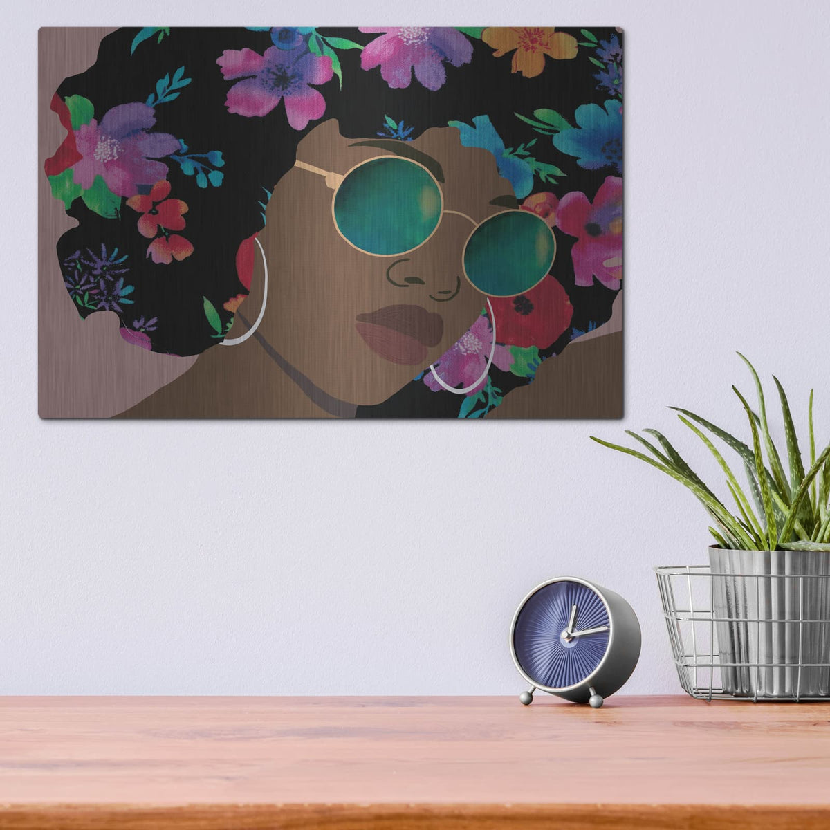 'Butterfly Diva 2' by Alonzo Saunders – Metal Wall Art, 16x12 room view