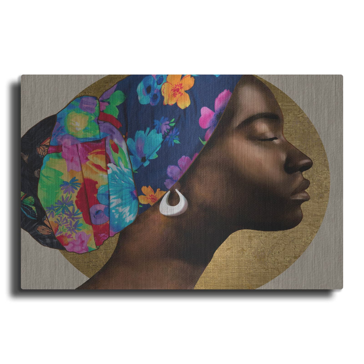 'Golden Lady 1' by Alonzo Saunders – Metal Wall Art