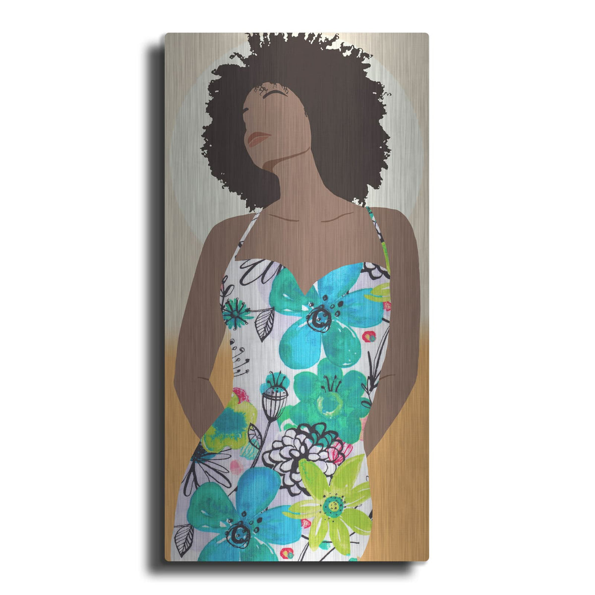 'You Go Woman 1' by Alonzo Saunders – Metal Wall Art