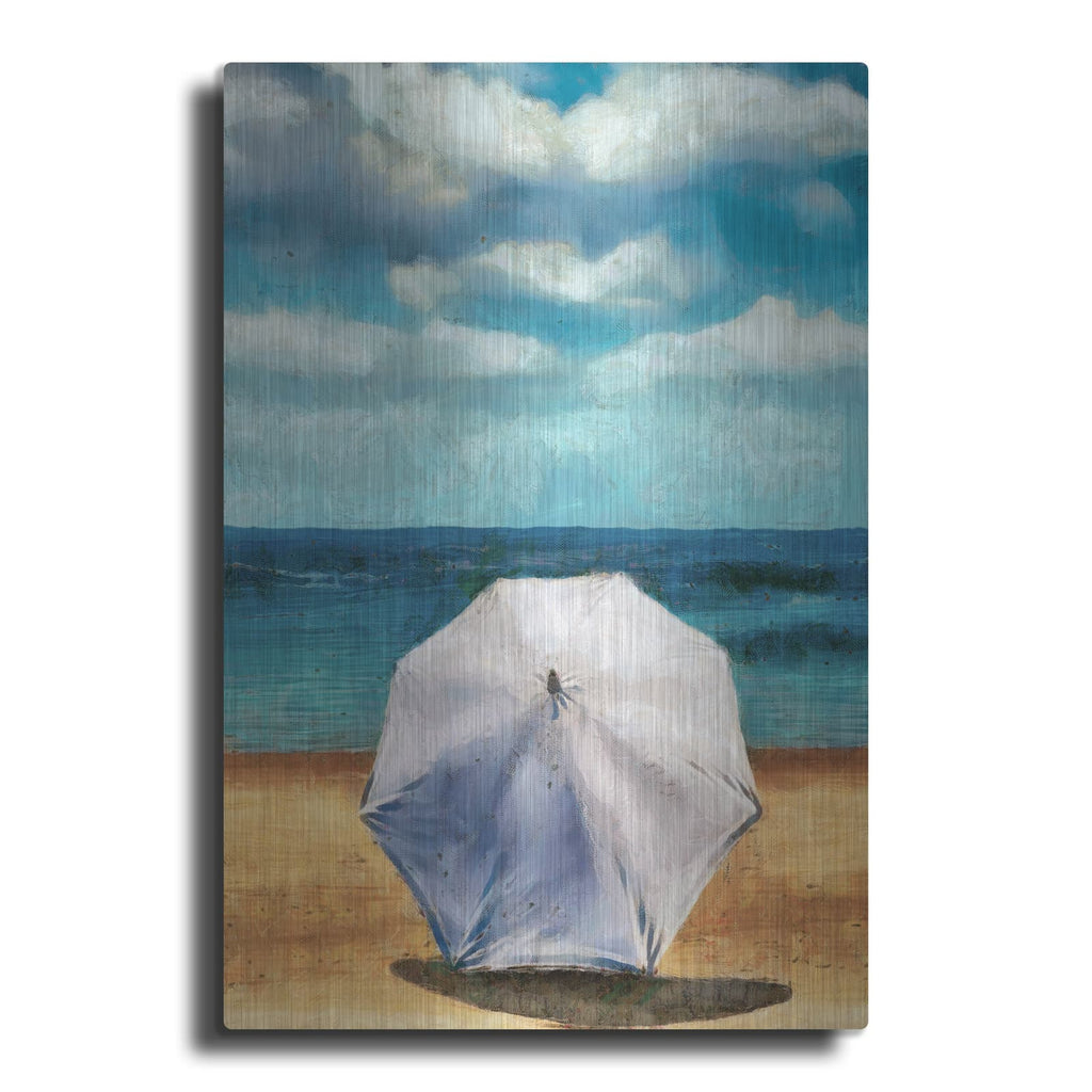 'Beach Umbrella 2' by Alonzo Saunders – Metal Wall Art