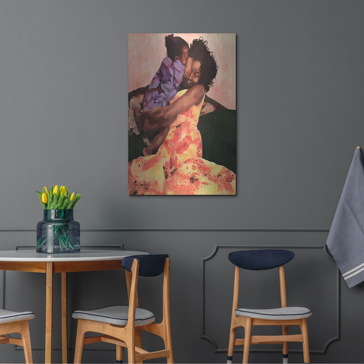 'Her Strength' by Alonzo Saunders – Metal Wall Art, 24x36 room view