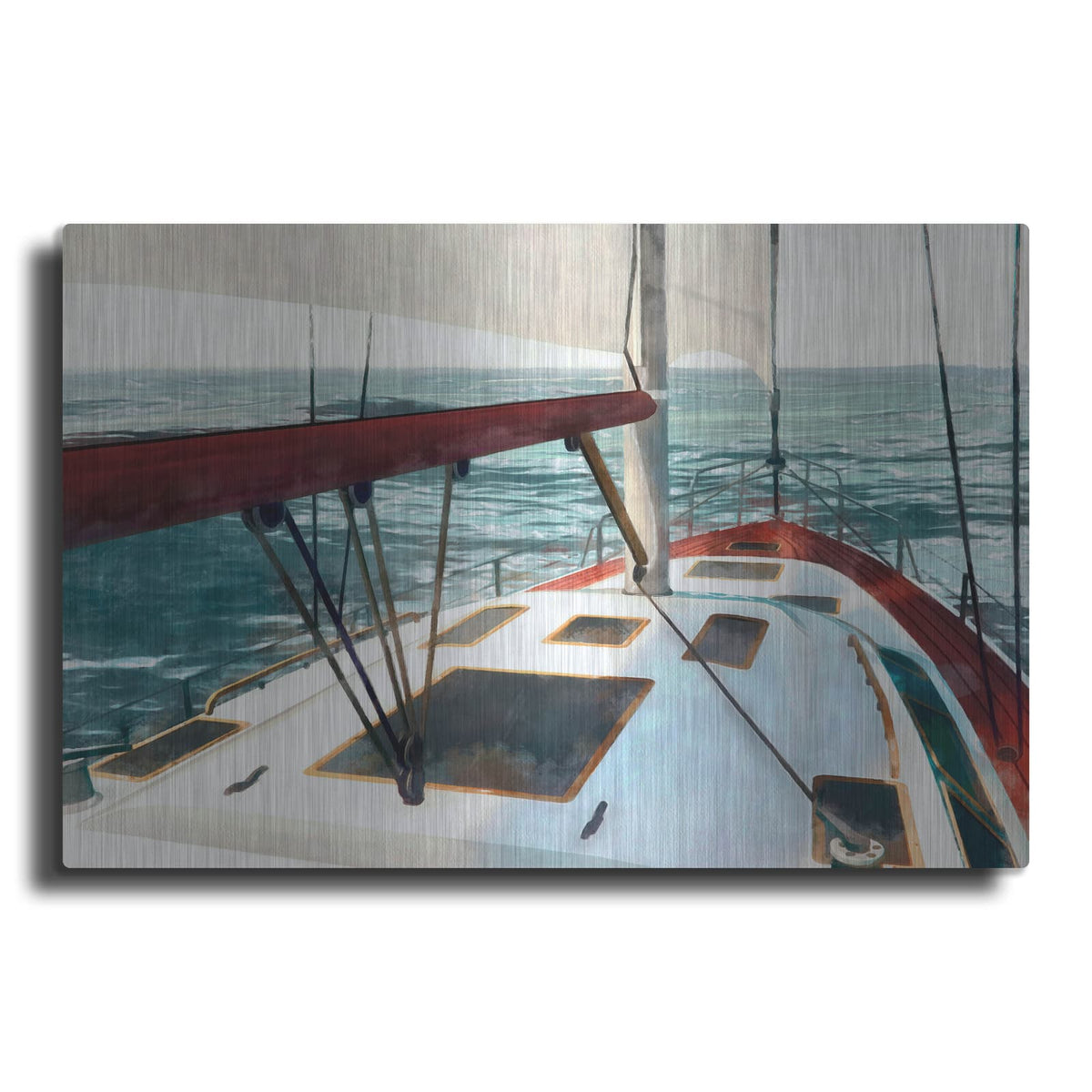 'Sailing The Seas 1' by Alonzo Saunders – Metal Wall Art