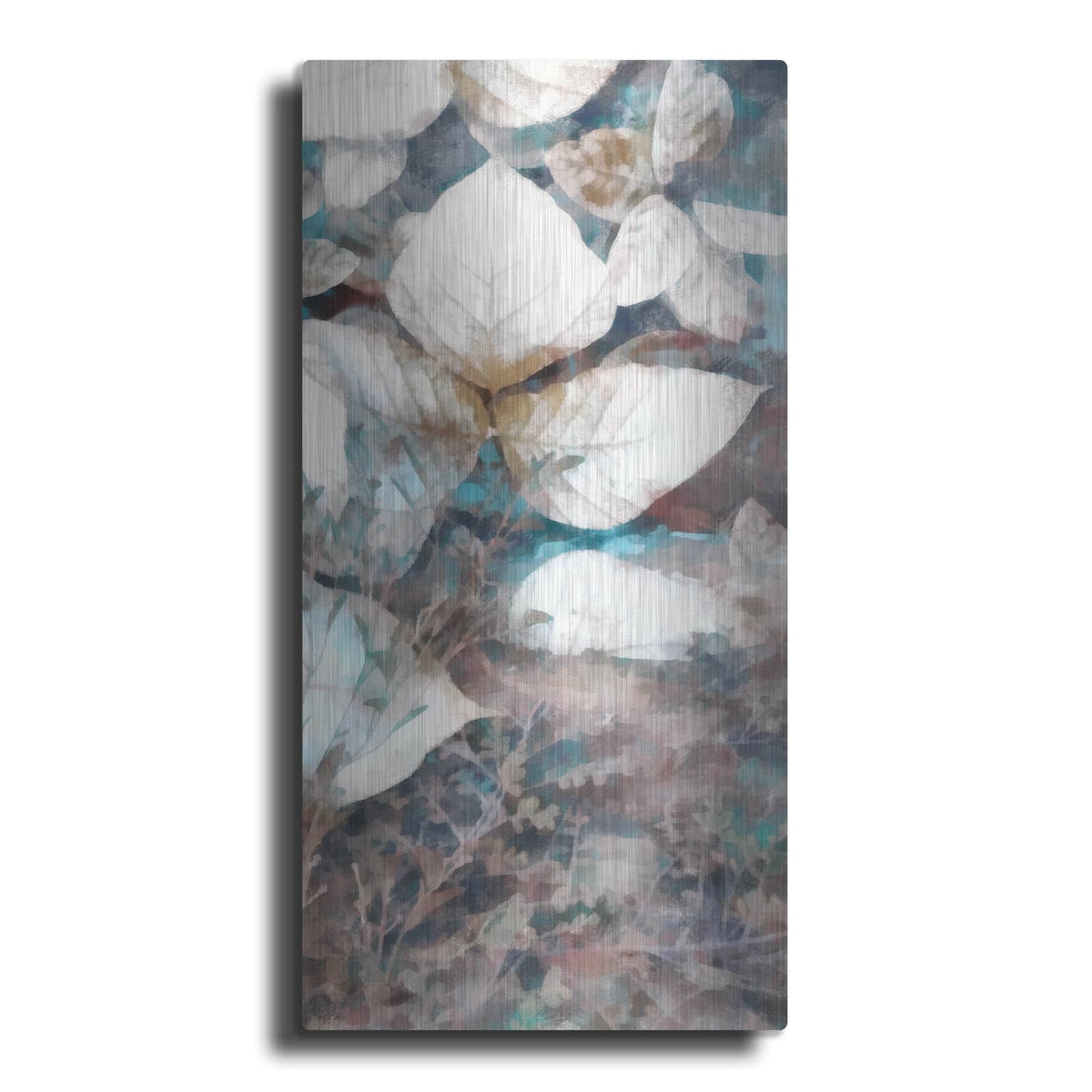 'Neutral Summer Leaves 5' by Alonzo Saunders – Metal Wall Art