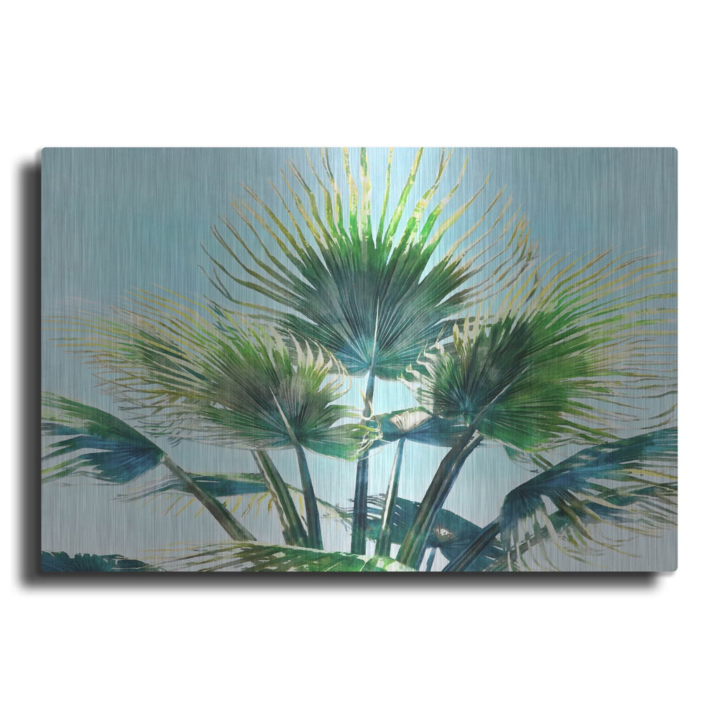 'Pleasant Palms 2' by Alonzo Saunders – Metal Wall Art