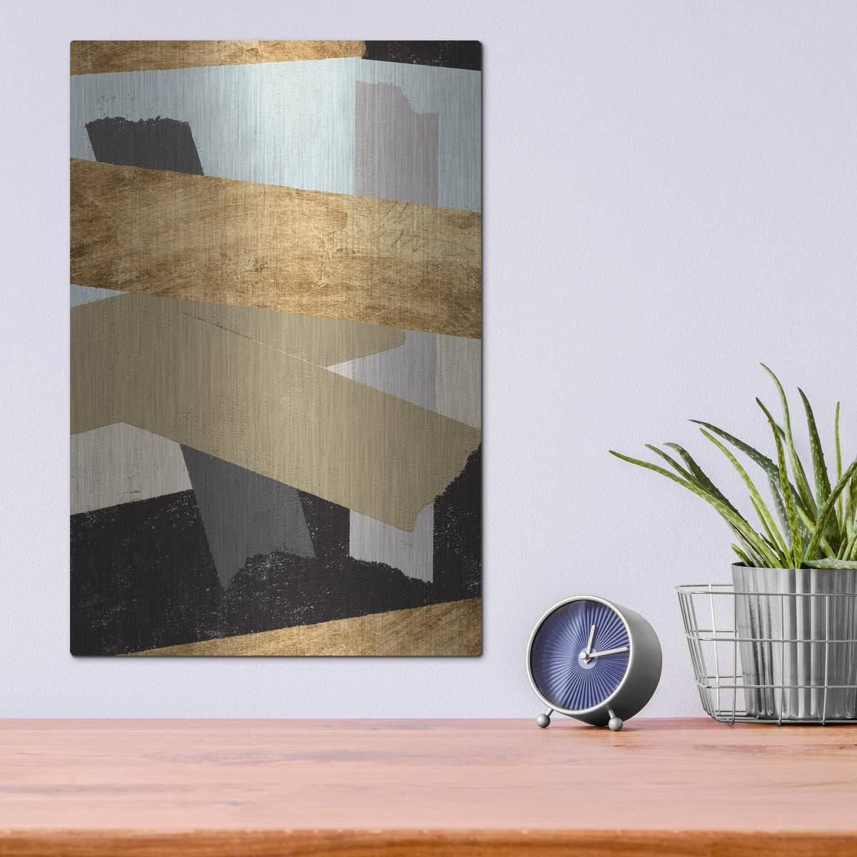 'Taped Up 1' by Alonzo Saunders – Metal Wall Art, 12x16 room view