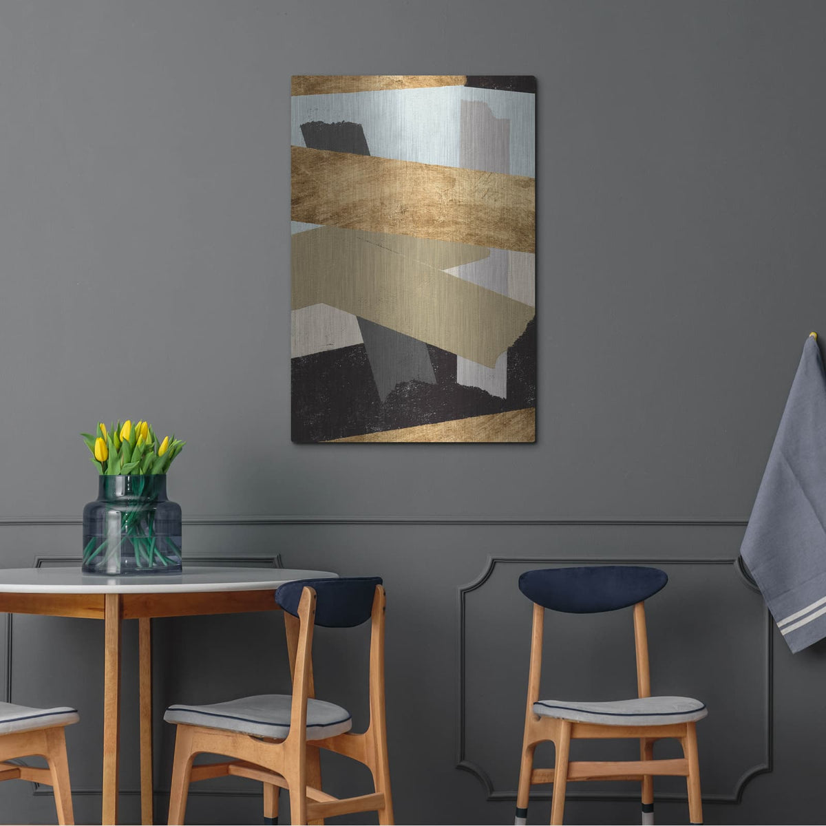 'Taped Up 1' by Alonzo Saunders – Metal Wall Art, 24x36 room view