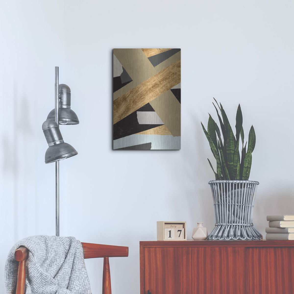 'Taped Up 2' by Alonzo Saunders – Metal Wall Art, 16x24 room view