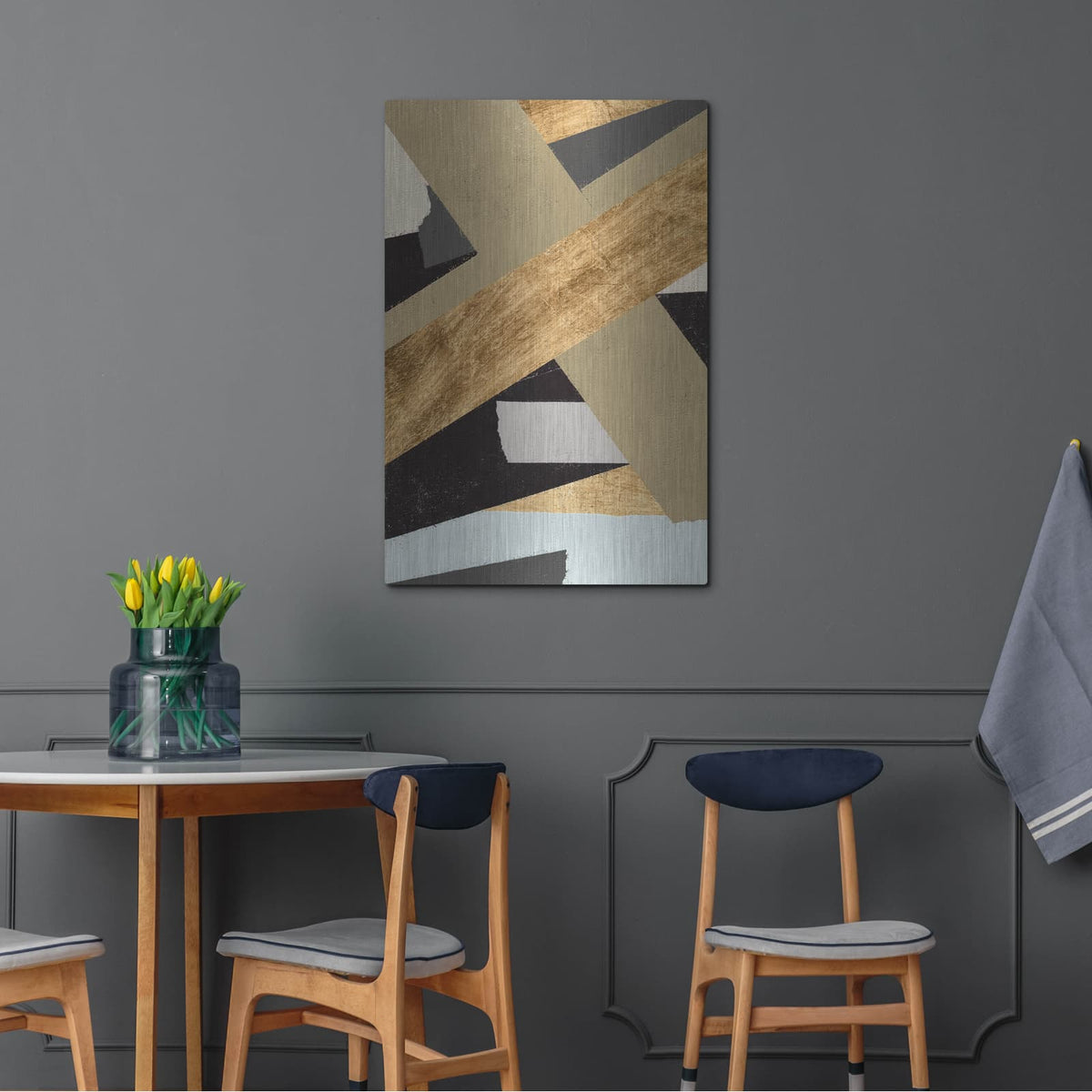 'Taped Up 2' by Alonzo Saunders – Metal Wall Art, 24x36 room view