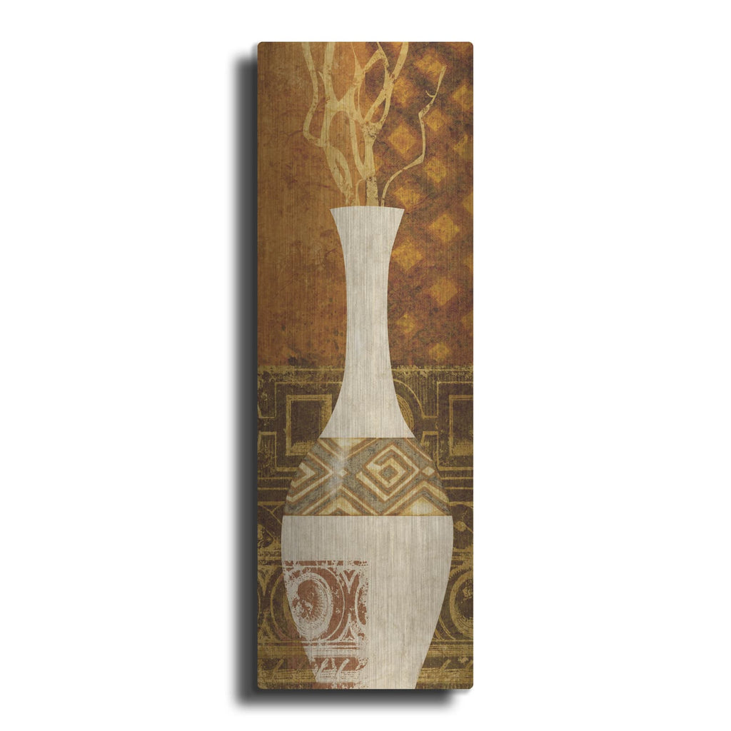 'Ethnic Vase 1' by Alonzo Saunders – Metal Wall Art