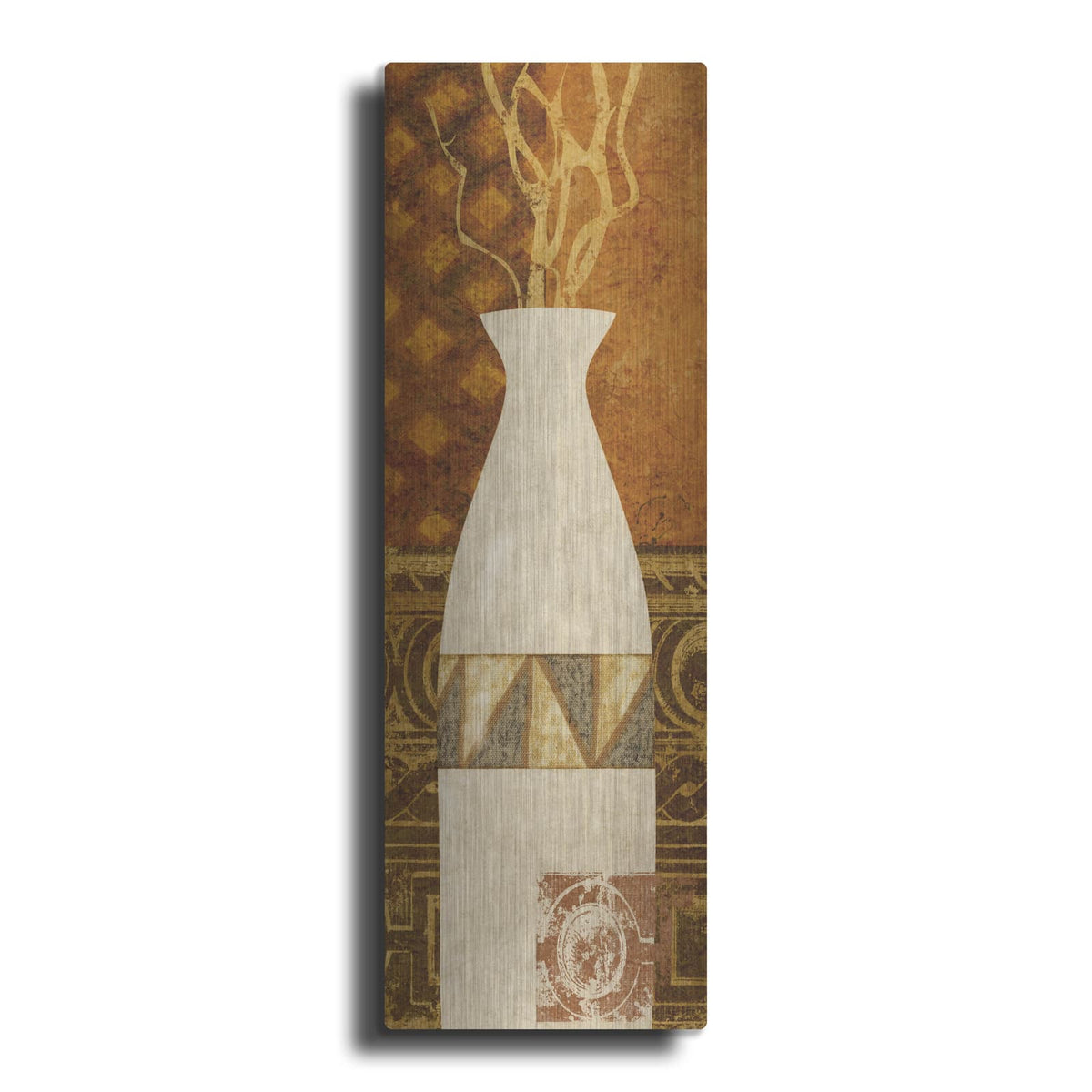 'Ethnic Vase 2' by Alonzo Saunders – Metal Wall Art