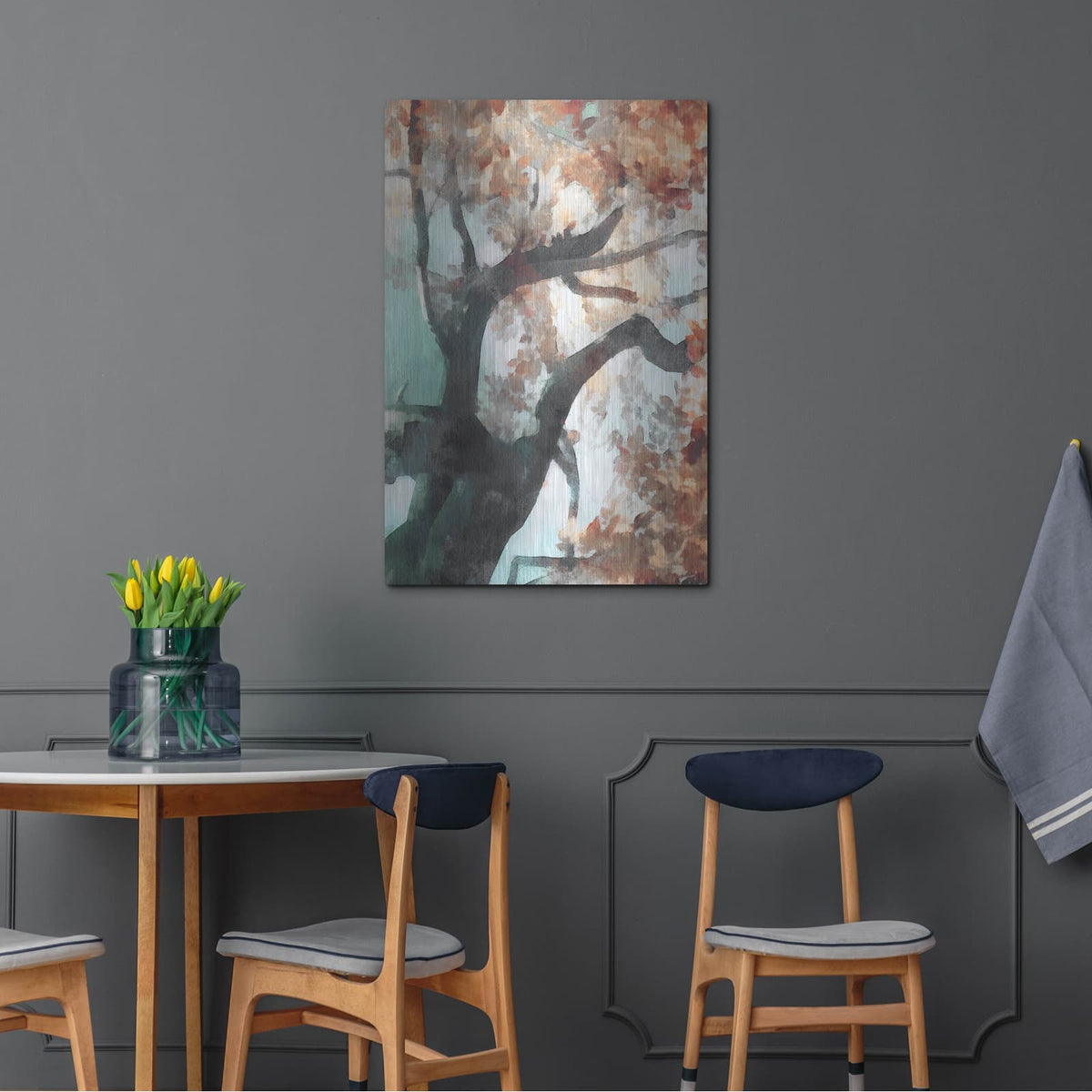 'Fall Tree 1' by Alonzo Saunders – Metal Wall Art, 24x36 room view