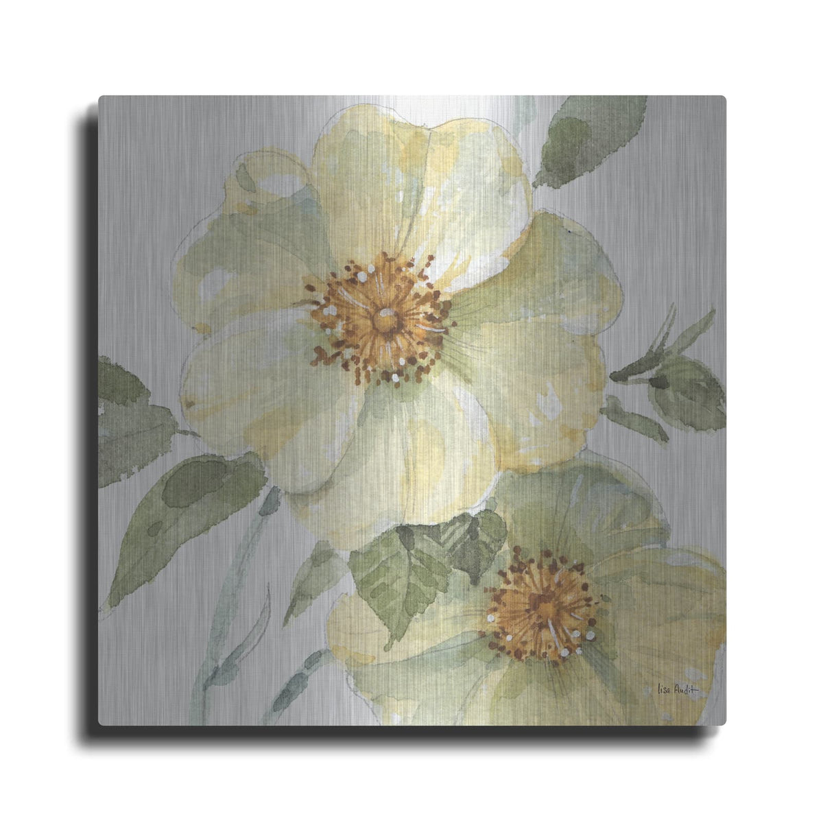 'Spring Meadow VII' by Lisa Audit – Metal Wall Art