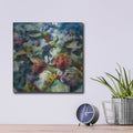 'Sea Life 1' by Alonzo Saunders – Metal Wall Art, 12x12 room view