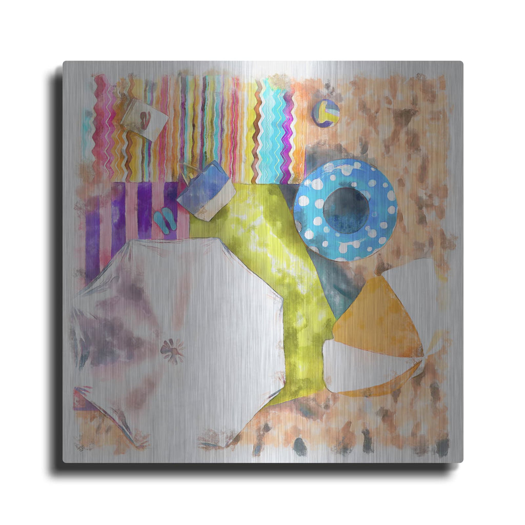 'Bird's Eye Beach 1' by Alonzo Saunders – Metal Wall Art