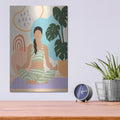 'Bright Energy 1' by Annie Warren – Metal Wall Art, 12x16 room view