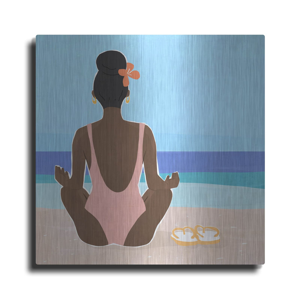 'Ocean Gaze 1' by Annie Warren – Metal Wall Art