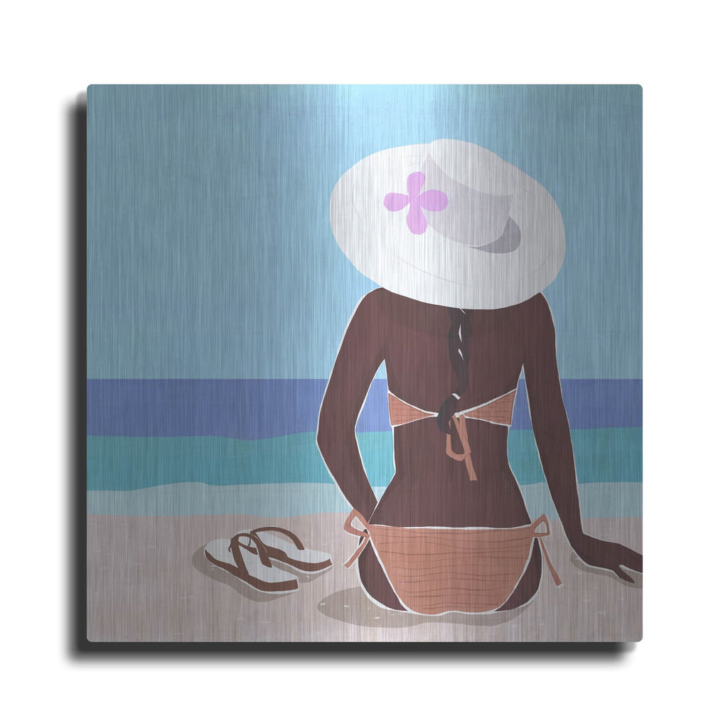 'Ocean Gaze 2' by Annie Warren – Metal Wall Art
