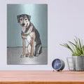 'Pet Portrait 1' by Annie Warren – Metal Wall Art, 12x16 room view