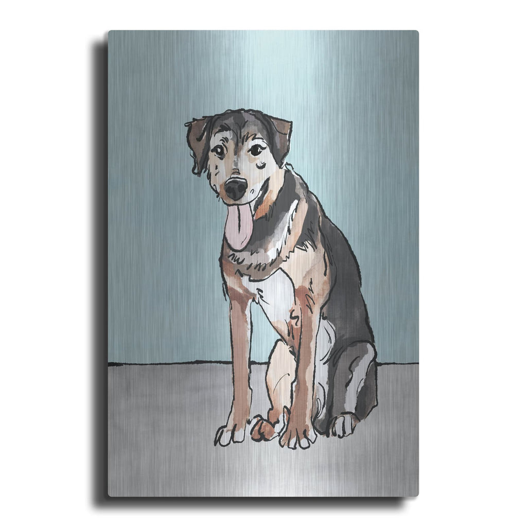 'Pet Portrait 1' by Annie Warren – Metal Wall Art