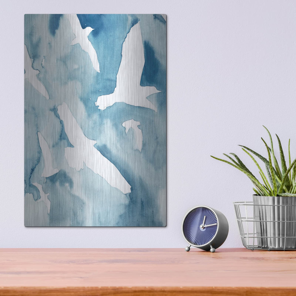 'Soaring Flock 2' by Annie Warren – Metal Wall Art, 12x16 room view
