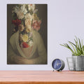'Portrait In Bloom 1' by Annie Warren – Metal Wall Art, 12x16 room view