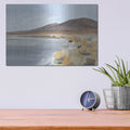 'Desert Oasis Study 1' by Annie Warren – Metal Wall Art, 16x12 room view