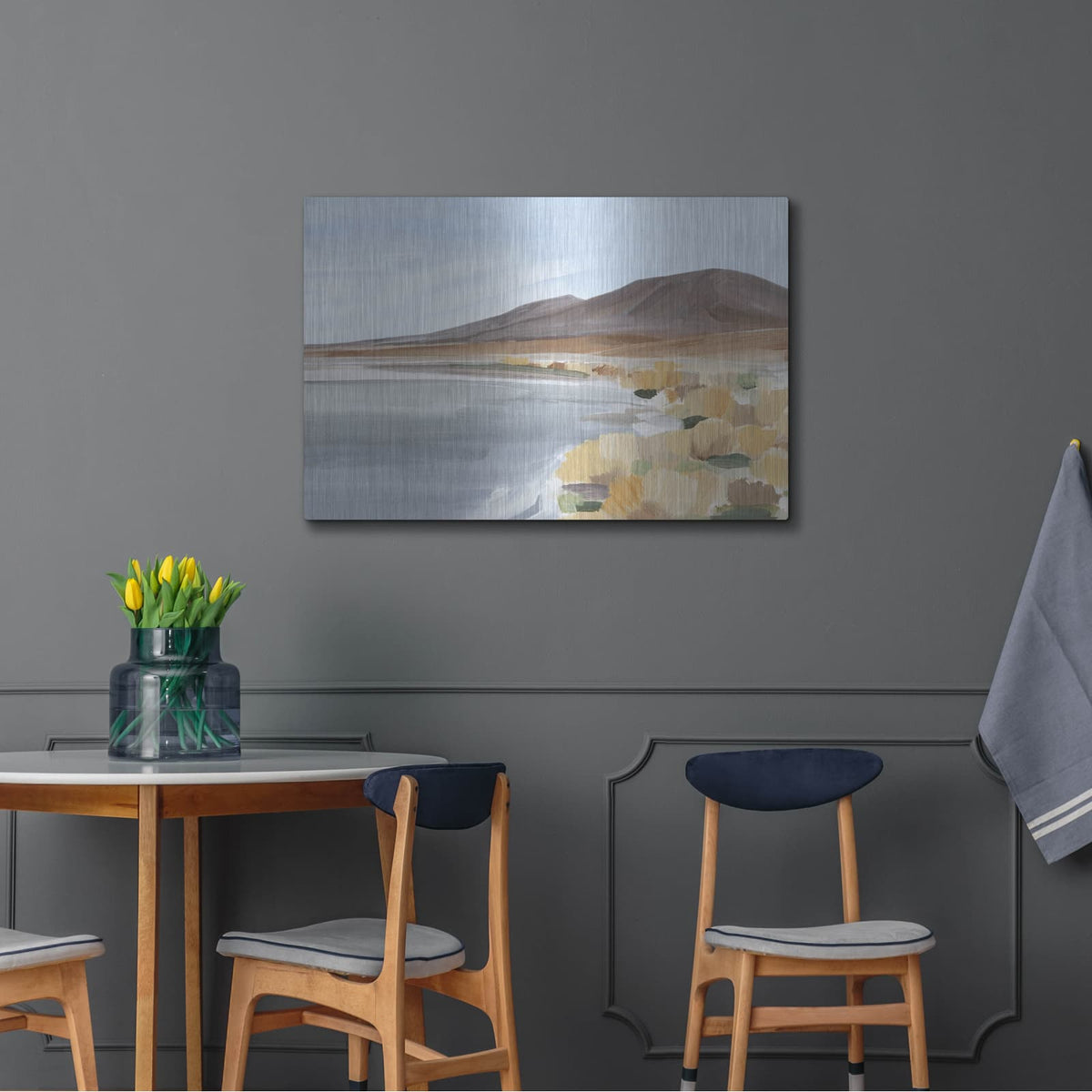 'Desert Oasis Study 1' by Annie Warren – Metal Wall Art, 36x24 room view