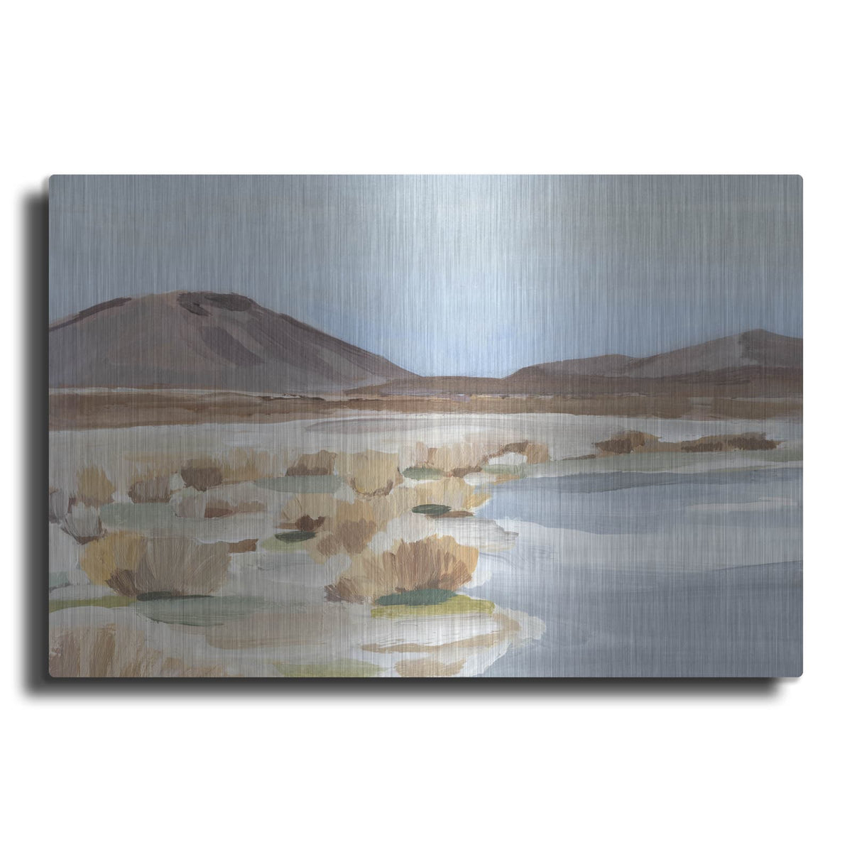 'Desert Oasis Study 2' by Annie Warren – Metal Wall Art