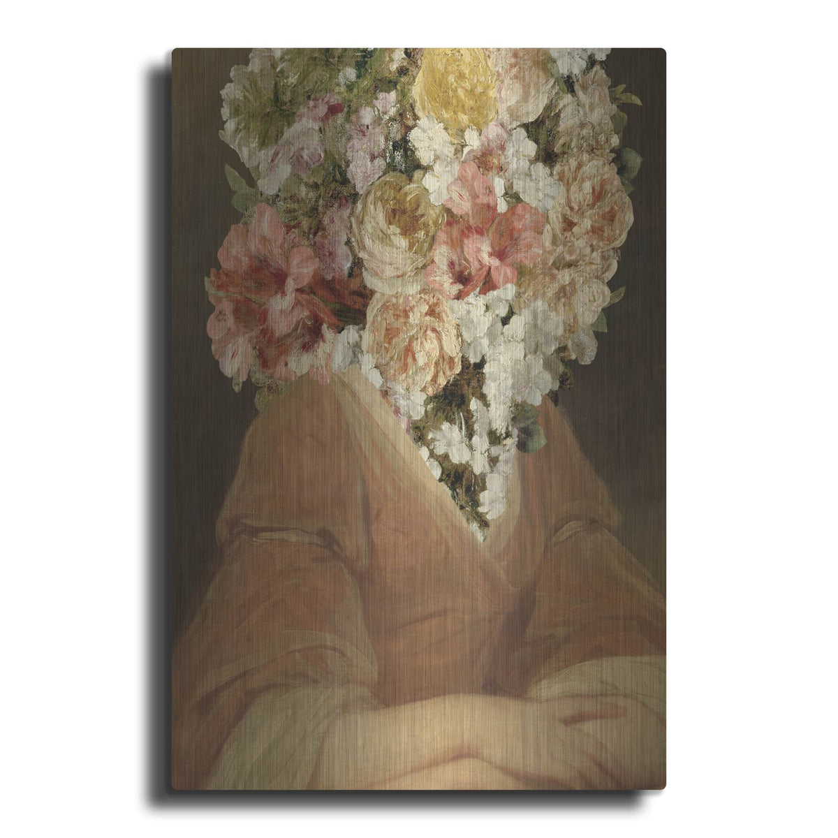 'Portrait In Bloom 2' by Annie Warren – Metal Wall Art