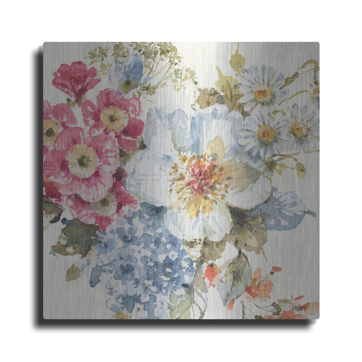 'Summer Garden III' by Lisa Audit – Metal Wall Art