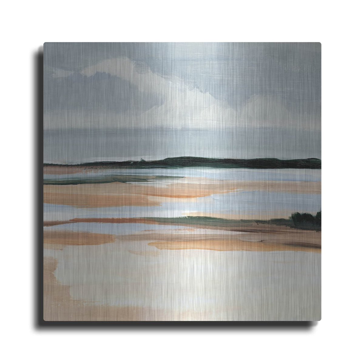 'Flaxen Coast 1' by Annie Warren – Metal Wall Art