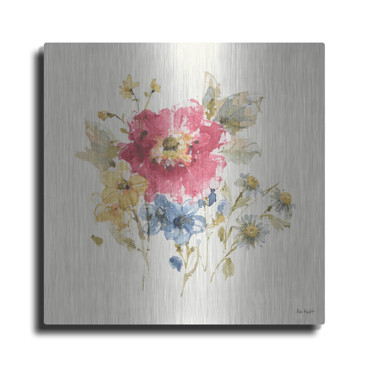 'Summer Garden V' by Lisa Audit – Metal Wall Art