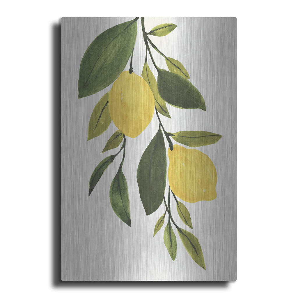 'Lemon Branch 2' by Annie Warren – Metal Wall Art
