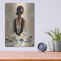 'Ball Gown Frills 1' by Annie Warren – Metal Wall Art, 12x16 room view